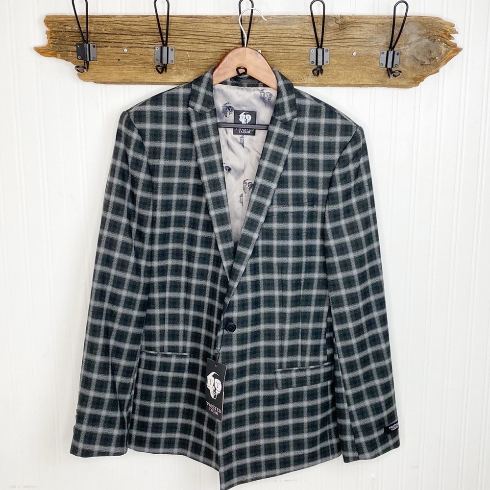 Twisted Tailor Plaid Jacket Blazer NEW Age of Now